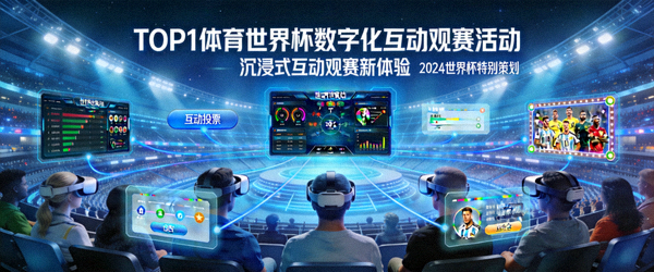TOP1体育为世界杯打造的数字化互动观赛活动案例